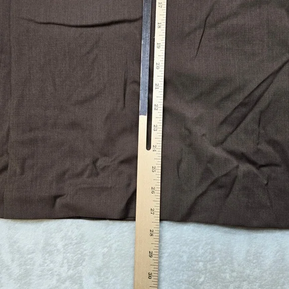 Hugo‎ Boss Double Breasted Suit Mens 40S Pants 36x32 Brown Modern Super 100 NEW